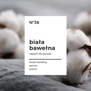 36 Biała bawełna - zapach do paczek 100 ml